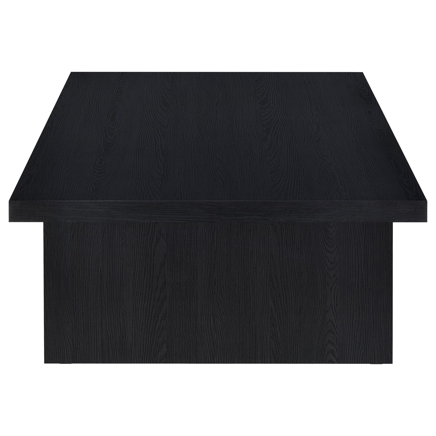 Max Rectangular Engineered Laminate Coffee Table Black