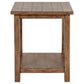 Payne 2-piece Coffee and End Table Set Distressed Brown