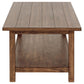 Payne 3-piece Coffee and End Table Set Distressed Brown