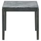 Mozzi 3-piece Coffee and End Table Set Grey Faux Marble