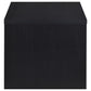 Knapp Engineered Wood Square Side End Table Black