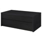 Knapp Lift Top Cocktail Coffee Table with Dual Drawers Black