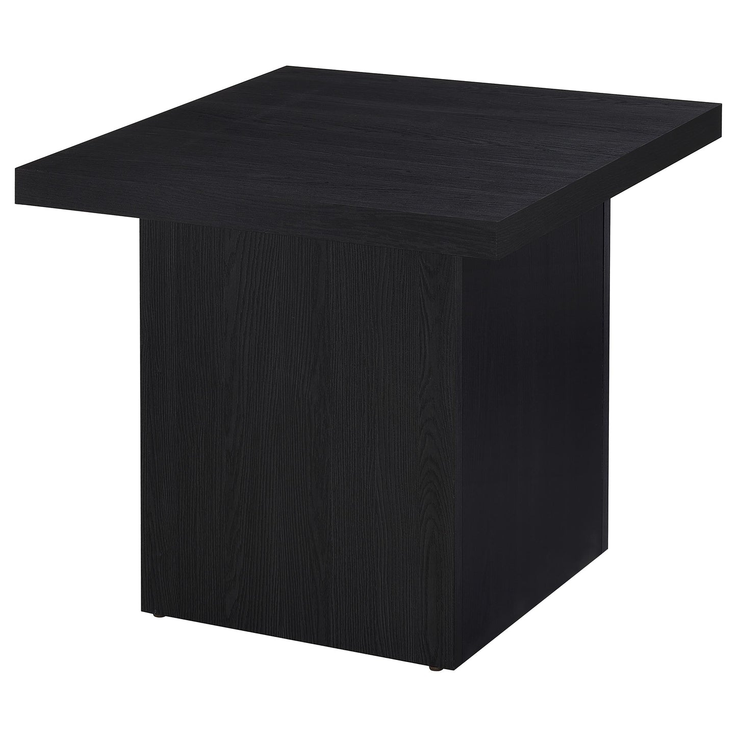 Max 2-piece Rectangular Coffee and End Table Set Black