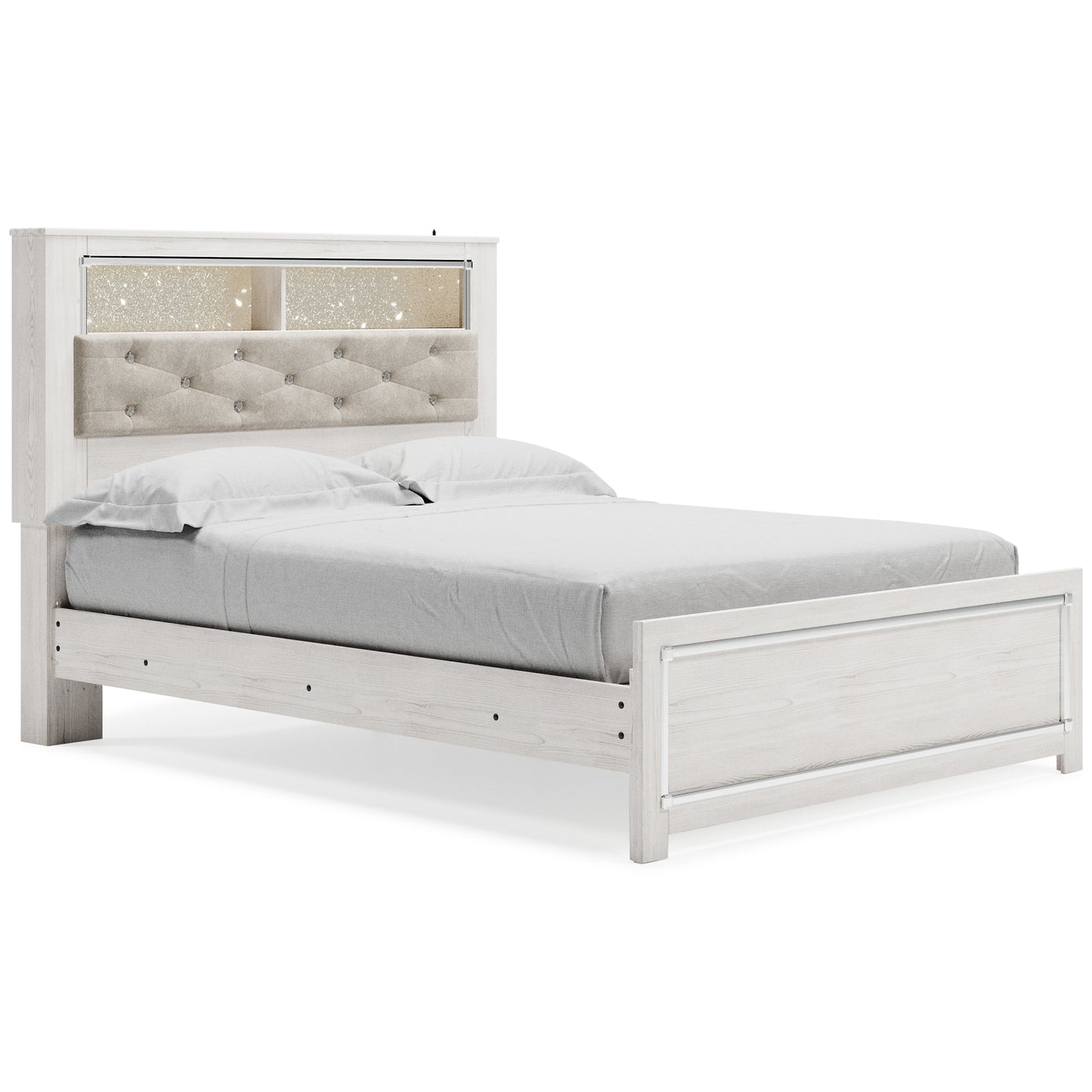 Altyra Queen Panel Bookcase Bed with Dresser