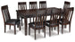 Haddigan Dining Table and 8 Chairs