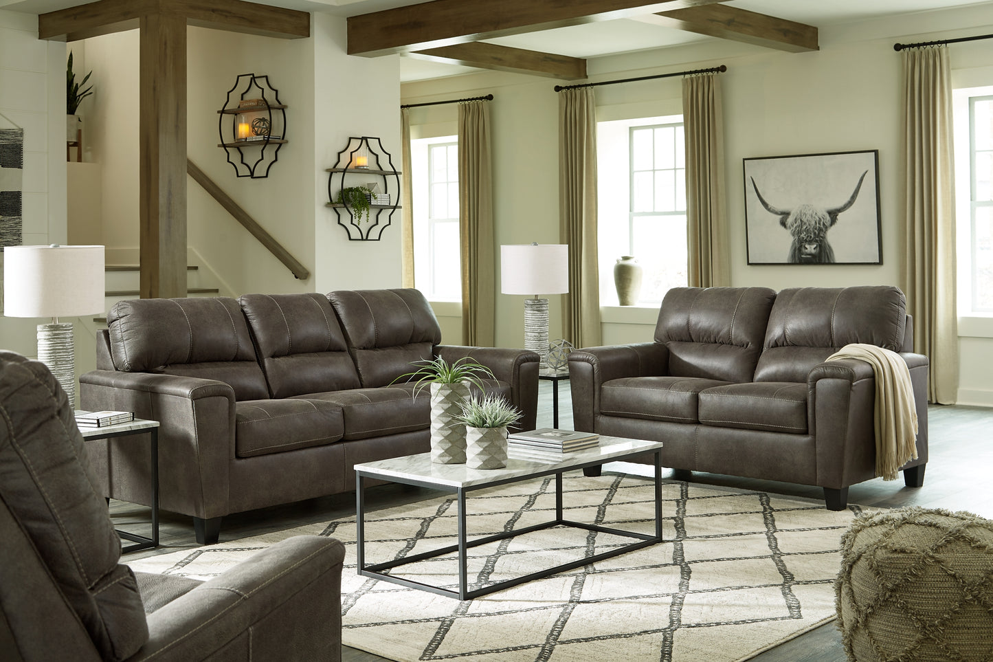 Navi Sofa, Loveseat and Recliner