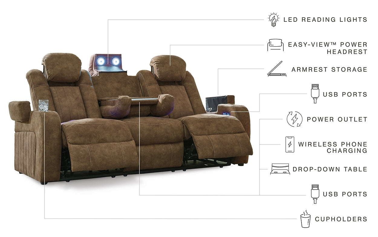 Wolfridge PWR REC Sofa with ADJ Headrest