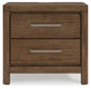 Cabalynn Two Drawer Night Stand