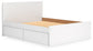 Onita  Panel Platform Bed With 1 Side Storage