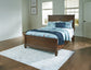 Danabrin Full Panel Bed with Mirrored Dresser, Chest and Nightstand