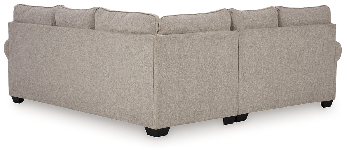 Claireah 2-Piece Sectional with Ottoman