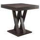 Freda Square 36-inch Counter Height Dining Table Cappuccino