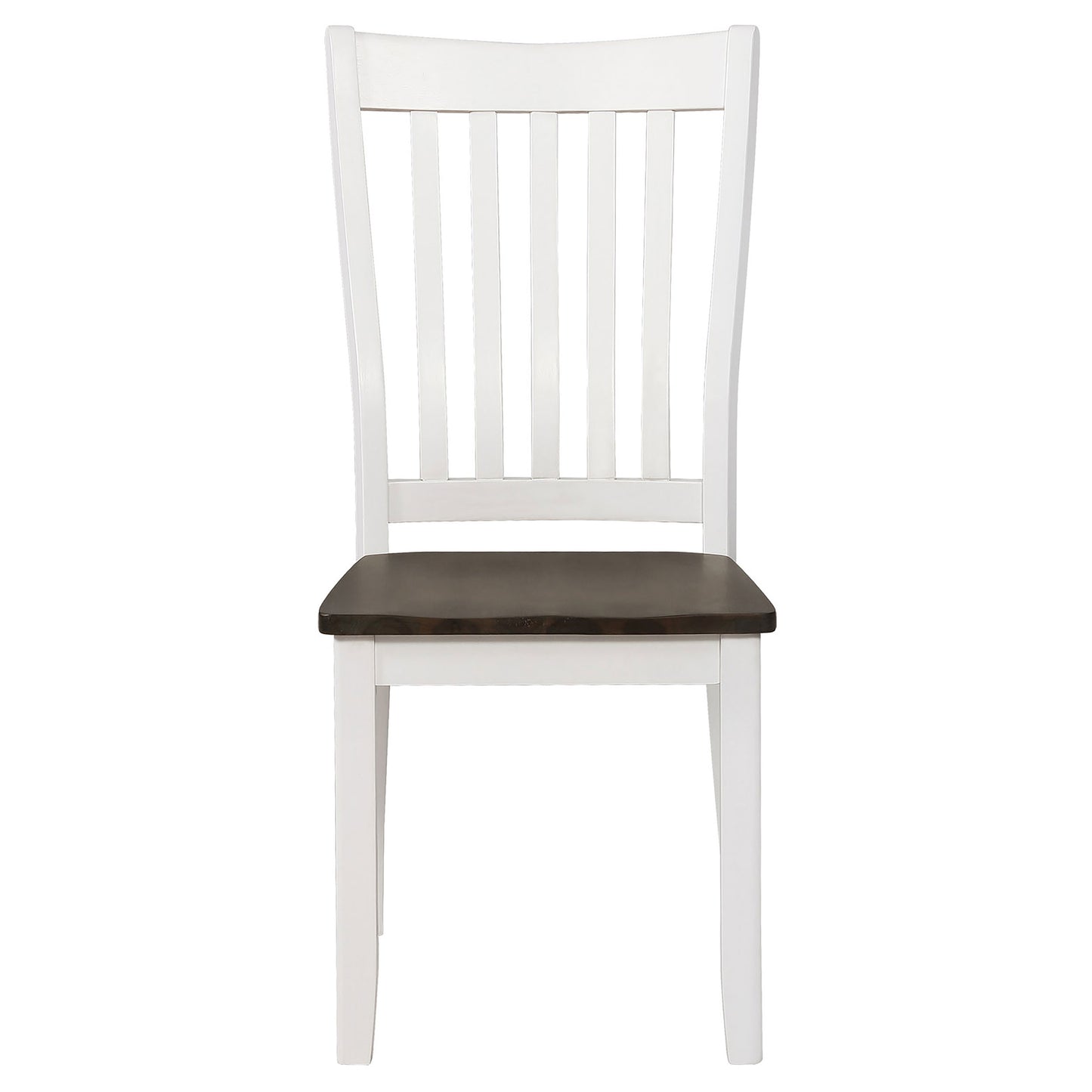 Kingman Wood Dining Side Chair Distressed White (Set of 2)