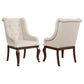 Brockway Upholstered Arm Chair Barley Java (Set of 2)