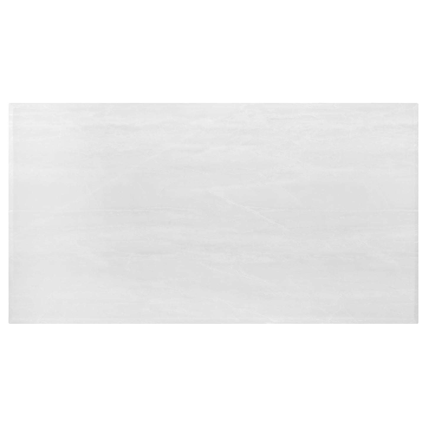 Kerwin Rectangular 71-inch Stone Top Dining Table White