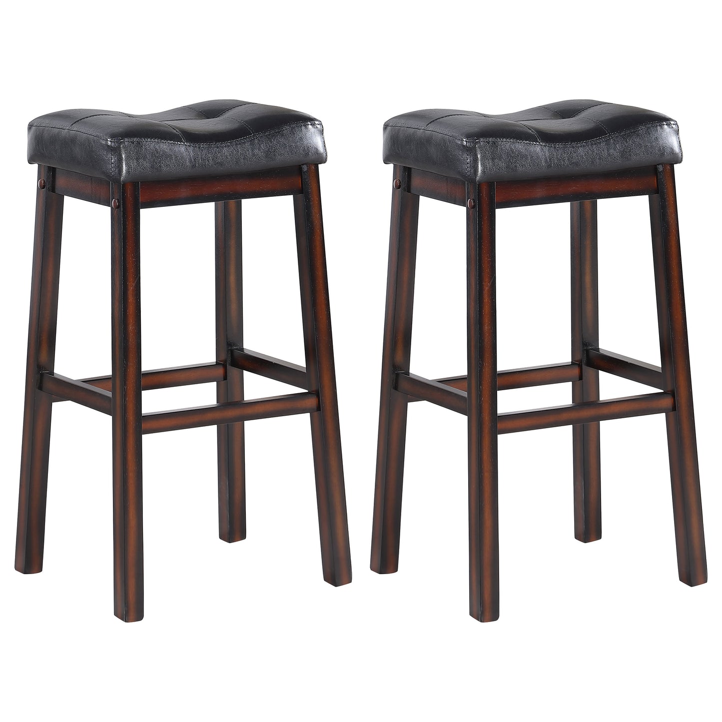 Donald Upholstered Bar Stool Cappuccino (Set of 2)