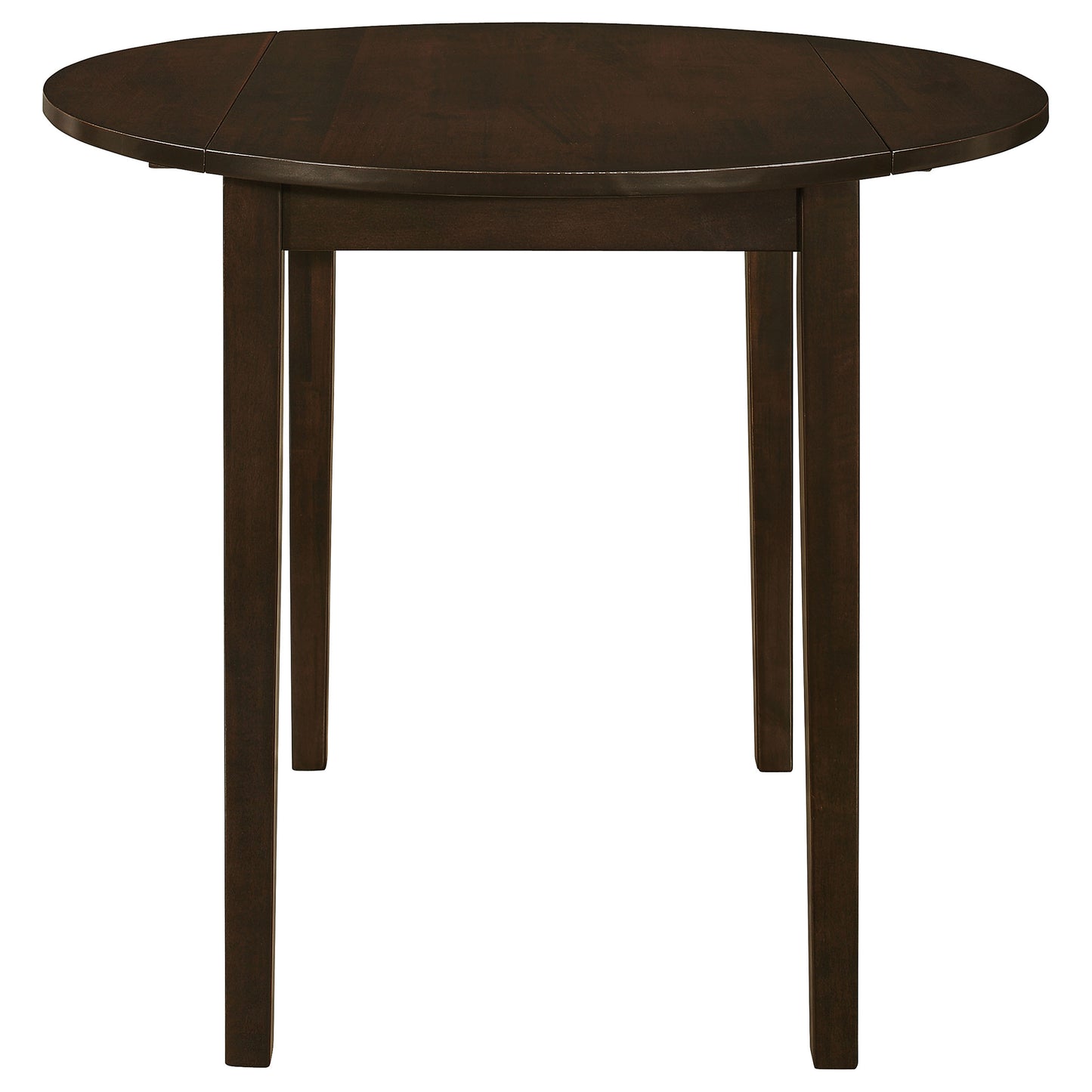 Bucknell 3-piece Round Drop Leaf Dining Table Set Cappuccino