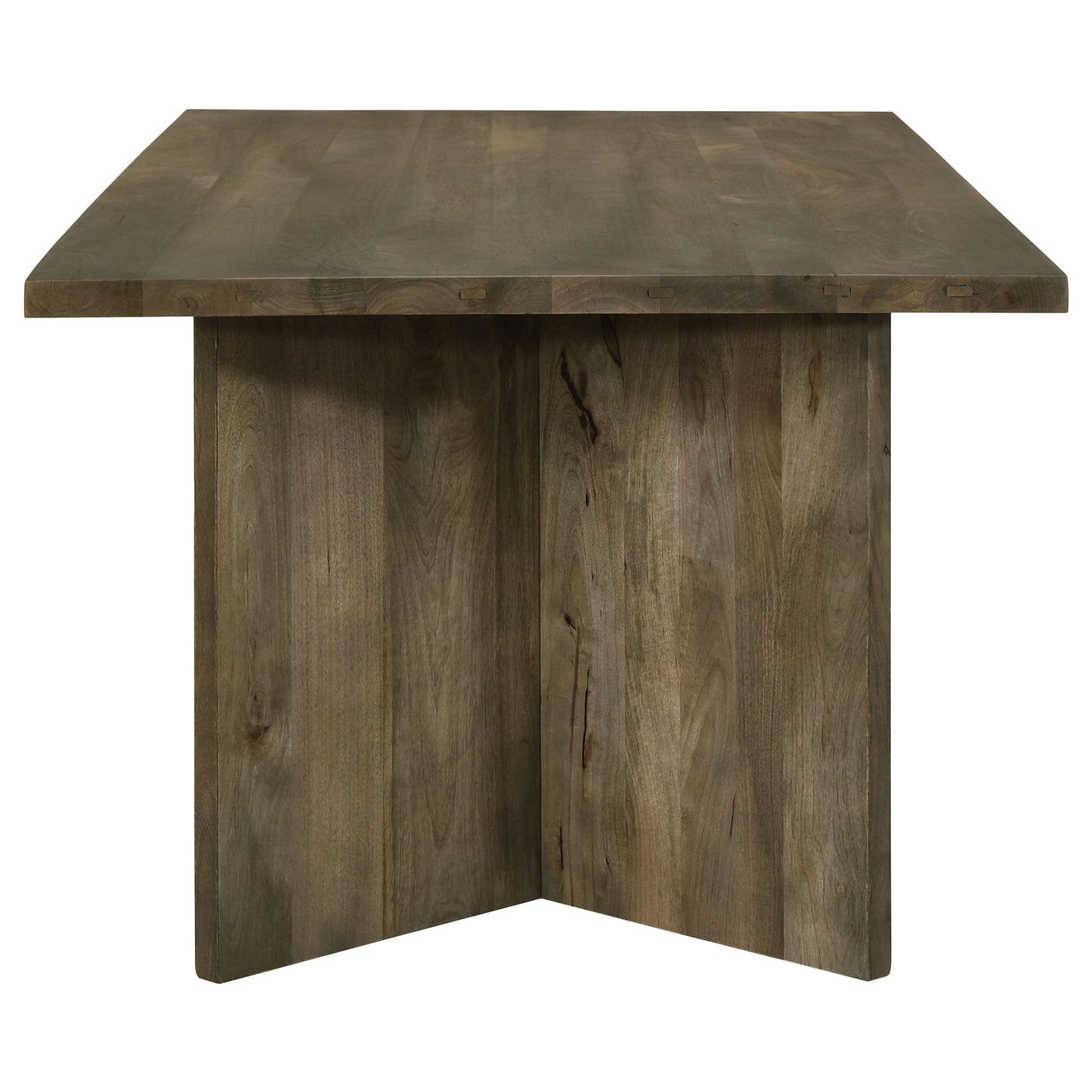 Tyler 80-inch Solid Wood Dining Table Mango Brown