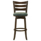 Murphy Wood Pub Height Swivel Bar Chair Hunter Green