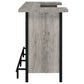 Bellemore Freestanding Home Bar Wine Cabinet Grey Driftwood