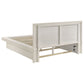 Jessica 5-piece Eastern King LED Bedroom Set Cream White