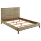 Zyla Wood Eastern King Panel Bed Kubu Grey