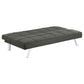 Joel Upholstered Tufted Convertible Sofa Bed Grey