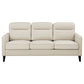 Jonah Upholstered Track Arm Sofa Ivory