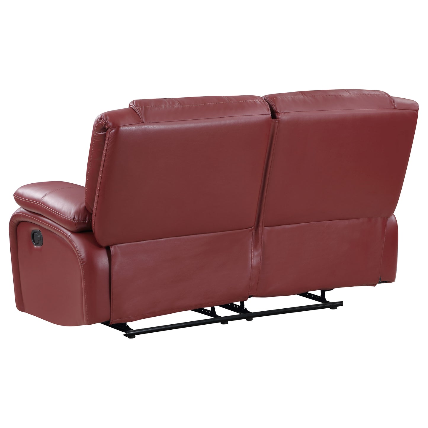 Camila 3-piece Upholstered Reclining Sofa Set Red