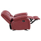 Camila Upholstered Glider Recliner Chair Red