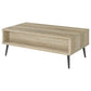 Welsh 1-drawer Engineered Wood Coffee Table Distressed Pine