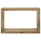 Benton Rectangular Solid Wood Sofa Console Table Natural