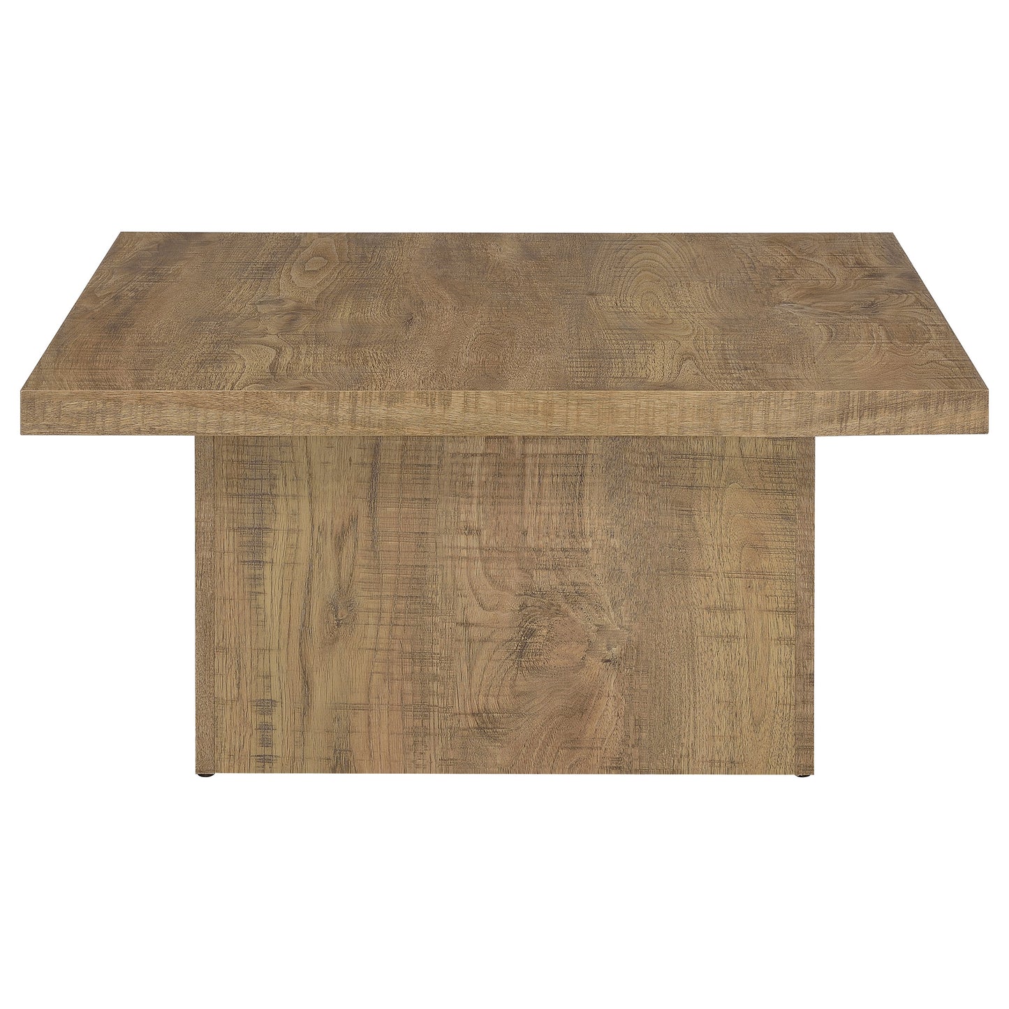 Devar Square Engineered Wood Coffee Table Mango Brown