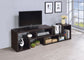 Velma Multipurpose TV Stand and Bookshelf Cappuccino