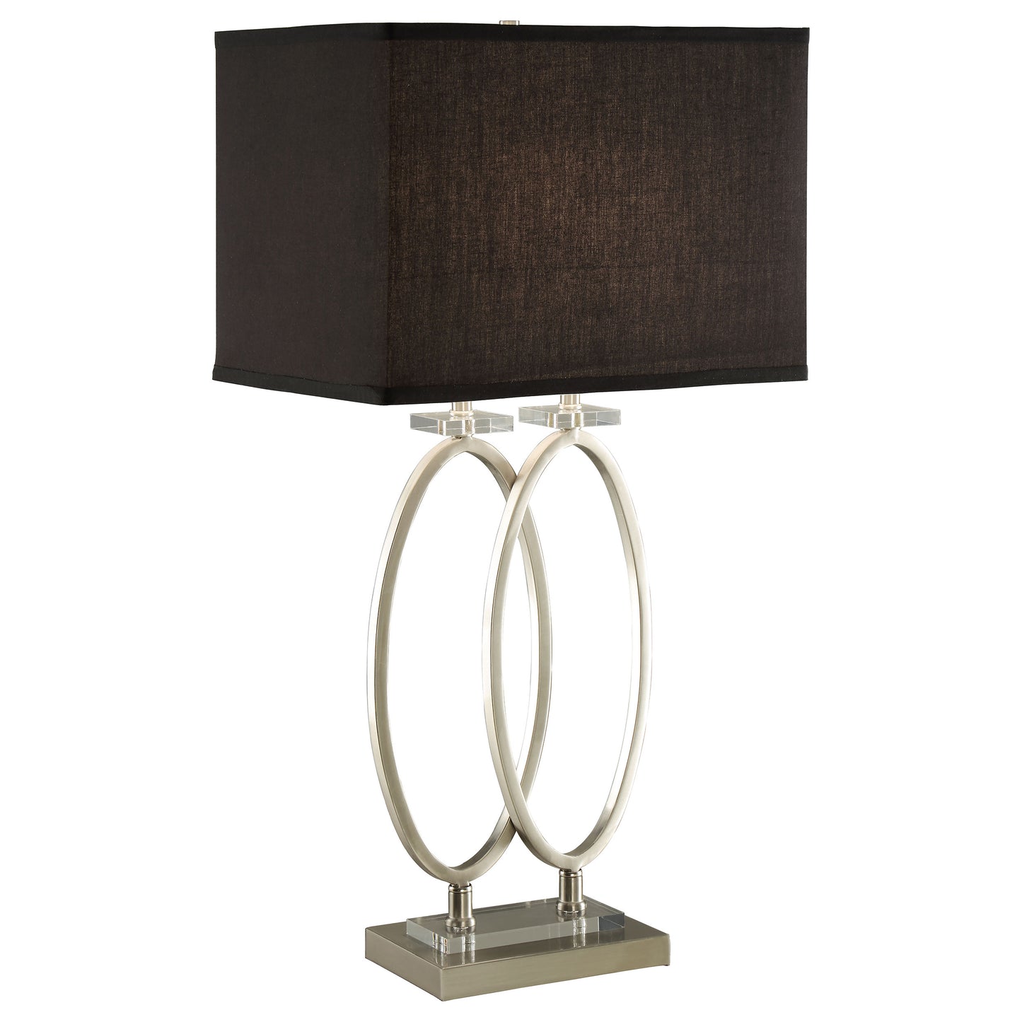 Izuku 29-inch Rectangular Shade Table Lamp Brush Nickel