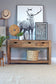 Esther 3-drawer Wood Console Table Natural Sheesham